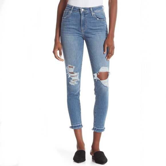 NWT Levi’s 721 High Rise Distressed Skinny Jean - Picture 2 of 8